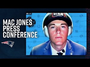Mac Jones Introductory Press Conference | New England Patriots