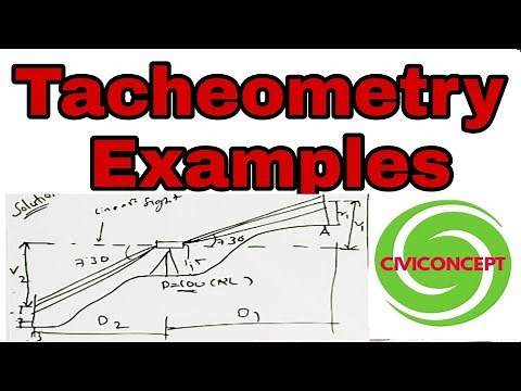 Tacheometry Survey Examples - Civiconcepts