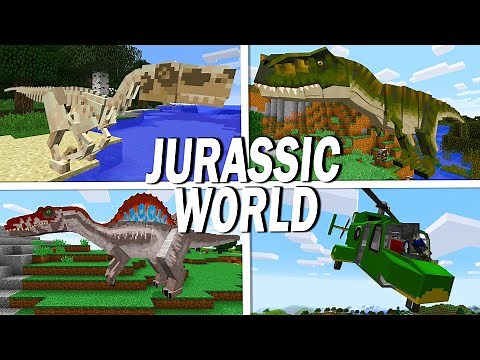 Jurassic World Reborn (Minecraft Mod Showcase)