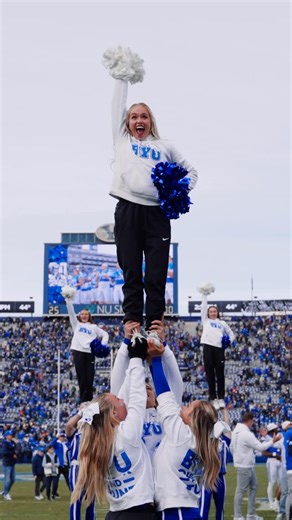 BYU CHEER AND STUNT on Instagram: "in our element 💙"
