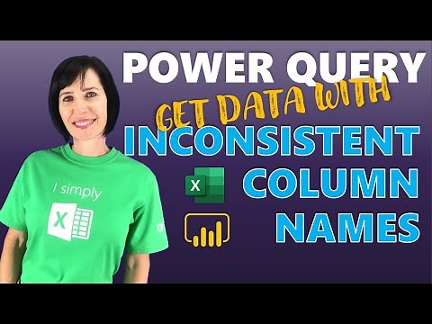 Power Query Combine Files with Different Column Names - Super EASY!
