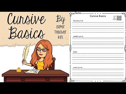 Cursive Writing for Beginners: Cursive Basics