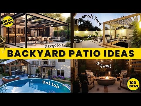 75+ Beautiful Backyard Patio Design Ideas & Pictures for 2024 and Beyond
