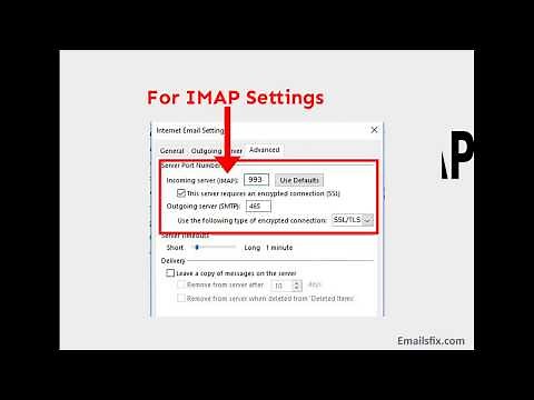 ATT Net Email IMAP, SMTP and POP3 Server Settings