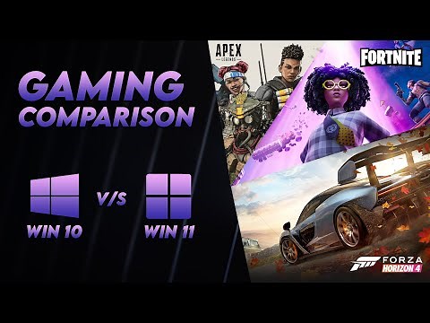 Windows 10 vs Windows 11 GAMING Test | Side by Side comparison