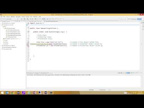 Writing to Text Files (Java) - Basic Program