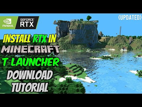 Install Minecraft RTX Shaders in TLauncher | Download Tutorial | Works With All Versions (Updated)