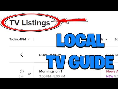 How to Find Your Local TV Guide