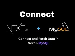 How to Connect Next.js with MySQL Database and Fetch Data | MySQL with NextJS 14
