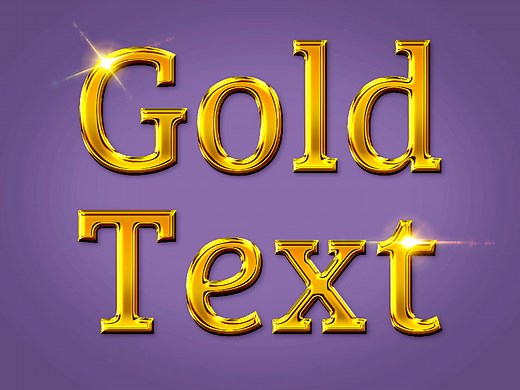 Make an Elegant Gold Text Online, It's Easy - MockoFUN