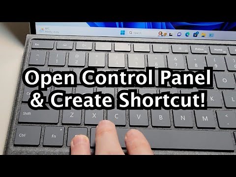 How to Open Control Panel & Pin Shortcut Windows 11 or 10
