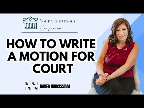 How to File a Motion if You Don’t Have An Attorney