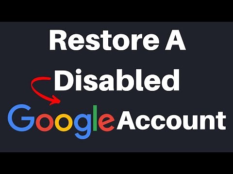 How To Request To Restore Your Google Account