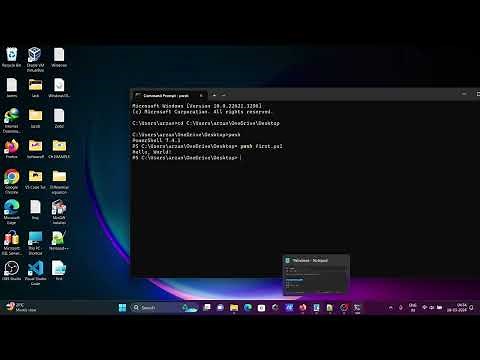 How to run PowerShell in CMD