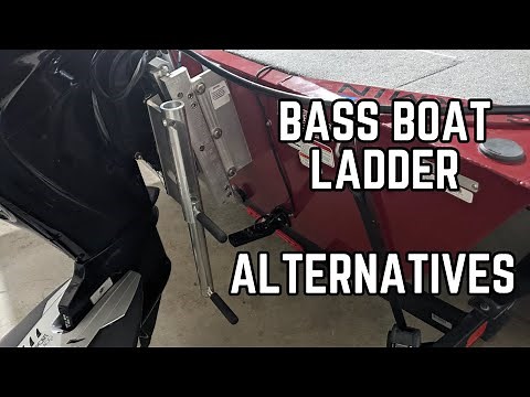 Drill free ladder mounting solutions for your bass boat: A how-to