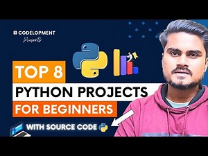 8 Python Projects for Beginners with Source Code 🧑‍💻🔥 CSE Projects for Resume | Codelopment