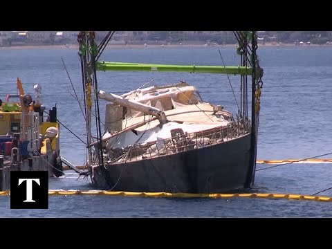 Mike Lynch's Bayesian Superyacht Lifted From Seabed Near Sicily