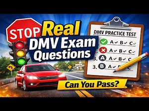 50 Real DMV Test Questions (2026) || Actual DMV Written Test Practice || Real DMV Questions
