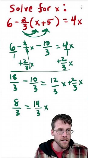 Solving Linear Equations with Fractions