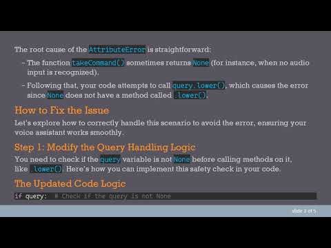Solving the AttributeError: 'NoneType' object has no attribute 'lower' in Python 3