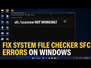 Fix System File Checker (SFC) Errors on Windows | sfc /scannow Not Working? Try This!