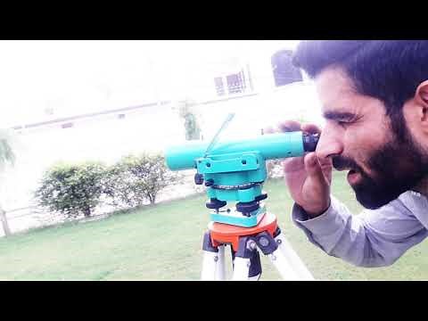 HOW TO USE DUMPY LEVEL FOR LEVELING