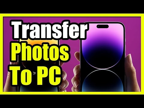How to Transfer Videos or Photos to your Windows 10/11 & Import to PC (Easy Method)