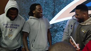 Alex Collins Plays 'Lean on Me' on Keyboard