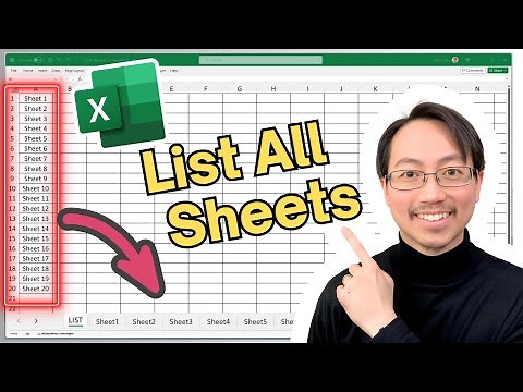 List All Your Sheets Efficiently in Excel (10 Levels)