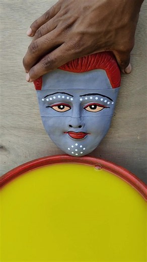 ru ru Rajasthani song🔥hu ru ru song🚩Krishna statue making at home🙏A laddu gopal#shortsvideo