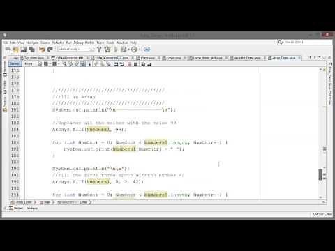 Java - Sort, Search and Fill Arrays