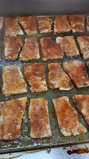 Blackened Fish (Pollock)/Grilled Alaskan Pollock/ Fish Fillet 🐟🐟🐟