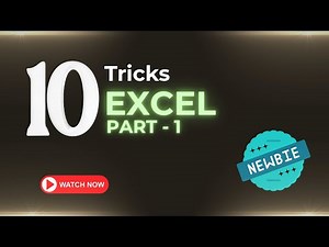 10 Powerful Excel Tricks to Speed Up Your Workflow | Excel Shortcuts & Tips (Part 1)
