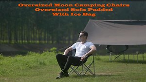 Watch Moon Camping Chair for Adults Oversized Sofa Padded on Amazon Live