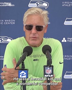 "A beautiful kid and a wonderful competitor." Coach Carroll on Alex Collins. | Seattle Seahawks