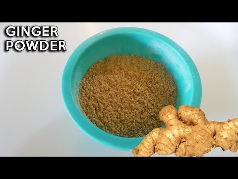 How to make Ginger Powder | Dry Ginger Powder Recipe | Kitchen Hacks | Homemade Ginger Powder | Tips