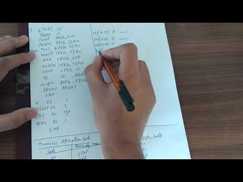 Assembly Language Code to Machine Language Code Conversion in System Programming