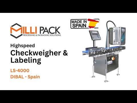 Dibal Checkweigher & Automatic Labeling System in Action | Milli Pack