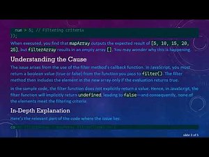 How to Fix Array.filter Returning a Null Array in JavaScript