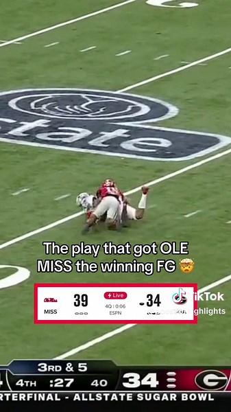 Ole Miss vs Georgia: Dramatic Ending Play Updates