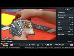 Pro Tour Gatecrash Round 12: Melissa DeTora vs Gerry Thompson
