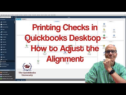 Printing Checks in Quickbooks Desktop - How to Adjust the Alignment