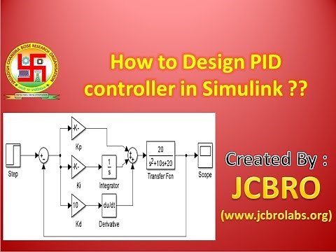 How to Design PID controller in Simulink??