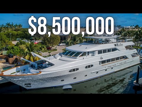 Touring a $8,500,000 Tri-Deck SuperYacht | 138' Richmond Yachts Super Yacht Tour