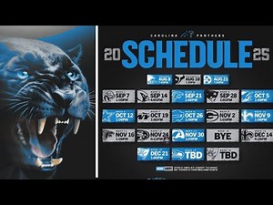 Carolina Panthers 2025 NFL Schedule – Complete Game List & Broadcast Details