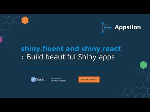 Shiny Fluent Tutorial: Build Beautiful Shiny Apps