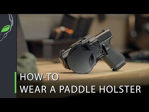 How to Wear a Paddle Holster