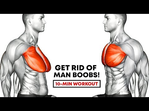 10-Minute Chest Fat Removing Exercises to Get Rid of Man Boobs!