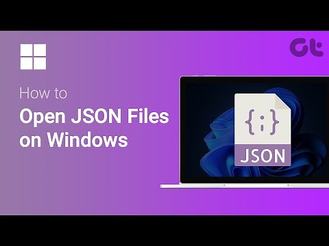 How to View and Open JSON Files on Windows | No Third-Party App Required | Guiding Tech