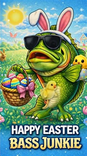Happy Easter Sunday Bassjunkies. #subscribe #bassfishing #fishing #bassjunkie
